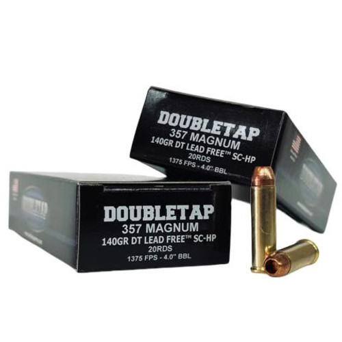 DoubleTap 357 Magnum Ammo 140gr SCHP Ammunition - 20 Rounds