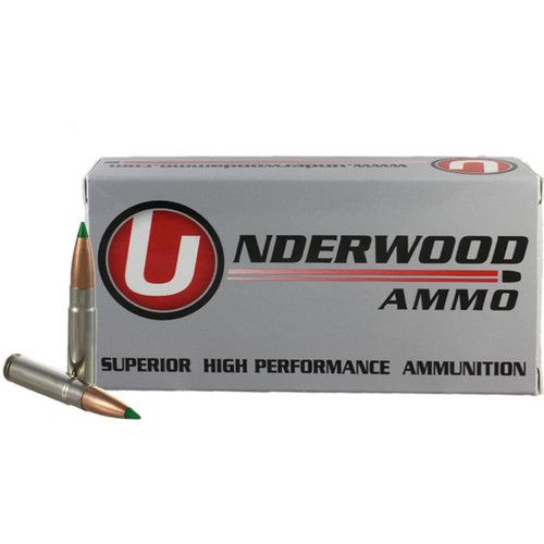 Underwood Ammo .300 AAC Blackout (7.62 x 35mm) Ammo 125gr BTBTH Ammunition - 20 Rounds