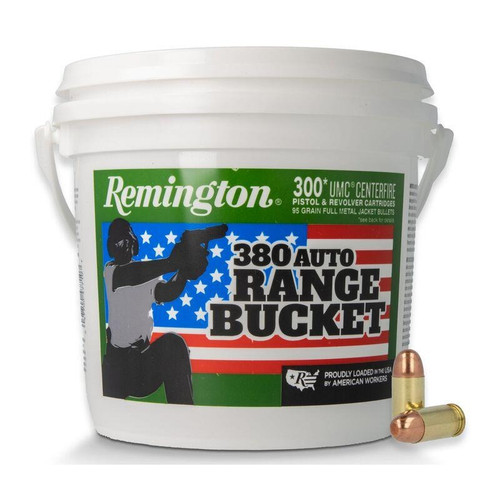 Remington .380 Auto Ammo 95gr FMJ Ammunition - 300 Rounds