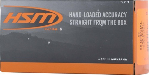 HSM Ammunition .38 Special Ammo 158gr SWC Ammunition - 50 Rounds