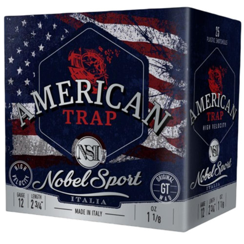 NobelSport 12 Gauge Ammo 1-1/8 oz #8 Shot Ammunition - 25 Rounds