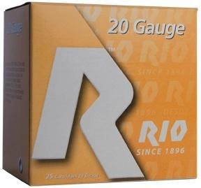 Rio Ammunition 20 Gauge Ammo 1 oz #6 Ammunition - 25 Rounds