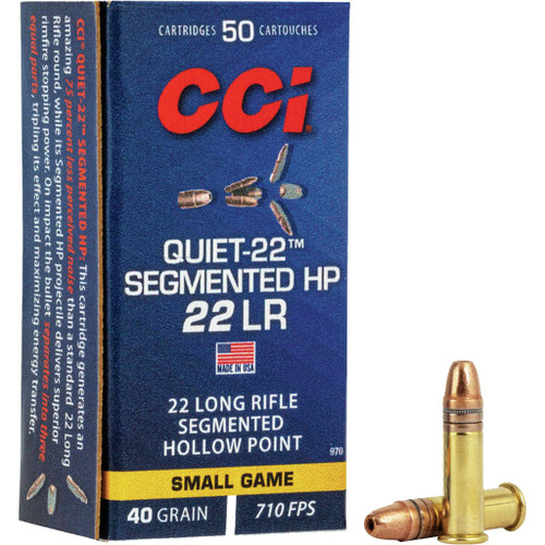 CCI .22 LR Ammo 40gr CPSHP Ammunition - 50 Rounds