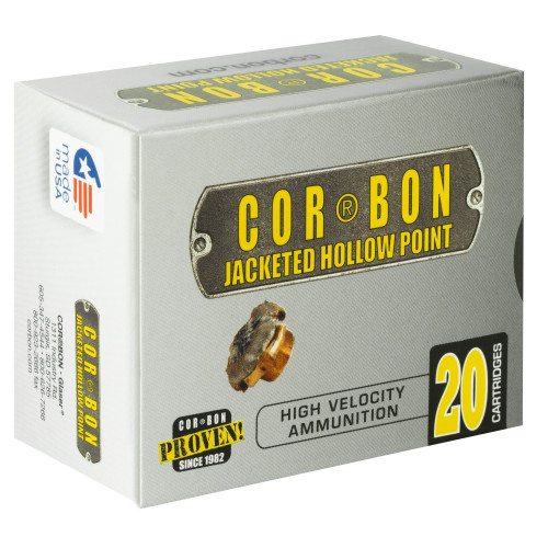 Cor-Bon .38 Special +P Ammo 125gr JHP Ammunition - 20 Rounds