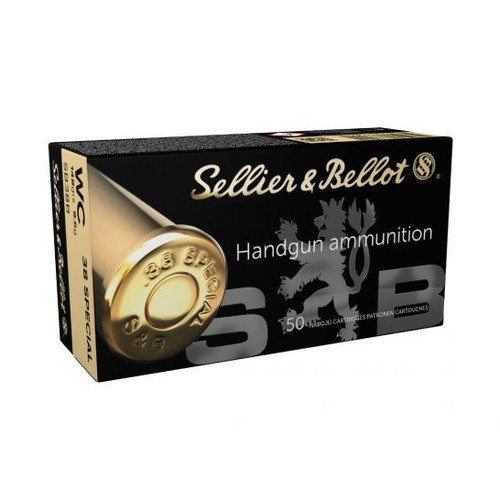 Sellier & Bellot .38 Special Ammo 148gr Wadcutter Ammunition - 1200 Rounds