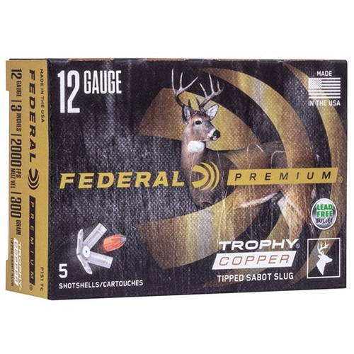 Federal 12 Gauge Ammo 300gr TCTS Ammunition - 5 Rounds