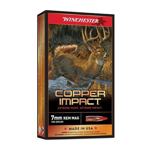 Winchester Ammunition 7mm Rem Mag Ammo 150gr PT Ammunition - 20 Rounds