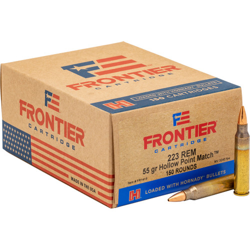 Hornady 223 Ammo 55gr HP Ammunition - 150 Rounds