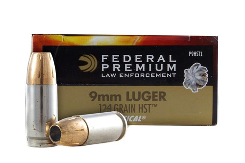 Federal 9mm Luger Ammo 147gr JHP Ammunition - 1000 Rounds