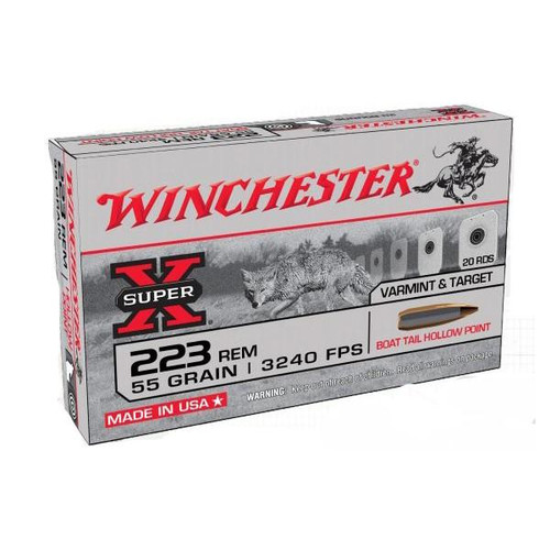 Winchester 223 Ammo 55gr BTHP Ammunition - 500 Rounds