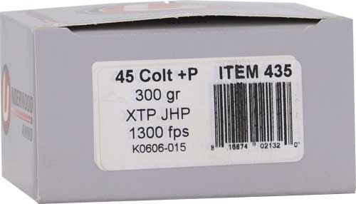 Underwood Ammo .45 Long Colt Ammo 300gr JHP Ammunition - 20 Rounds