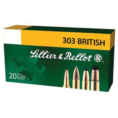 Sellier & Bellot 303 British Ammo 150gr SJSP Ammunition - 20 Rounds