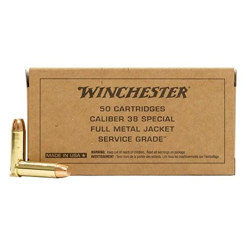 Winchester 38 Special Ammo 130gr JFP Ammunition - 50 Rounds