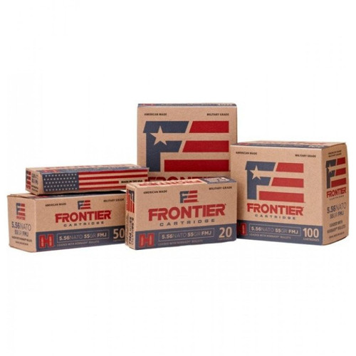 Hornady 5.56 NATO Ammo 62gr FMJ Ammunition - 500 Rounds
