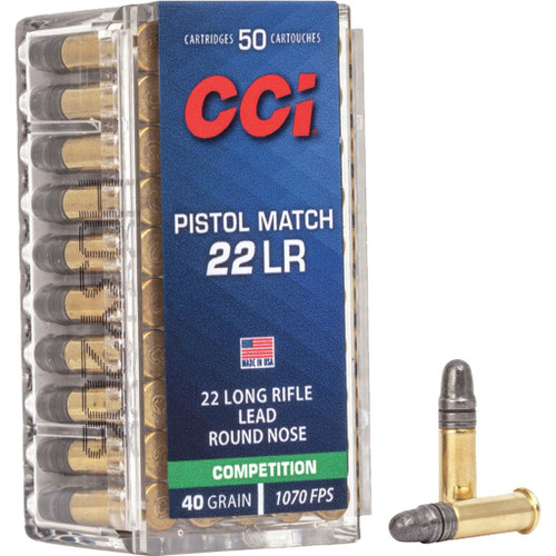 CCI .22 LR Ammo 40gr LRN Ammunition - 50 Rounds