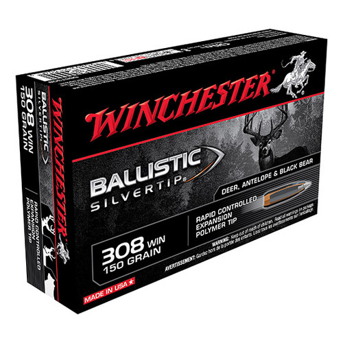 WIN BALLISTIC SILVERTIP 308WIN 150GR BST 20/10