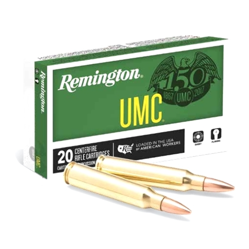 Remington .223 Remington Ammo 55gr FMJ Ammunition - 20 Rounds