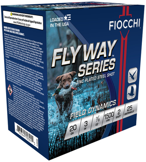 Fiocchi 20 Gauge Shotgun Ammunition 2.50" Slug - 25 Shells