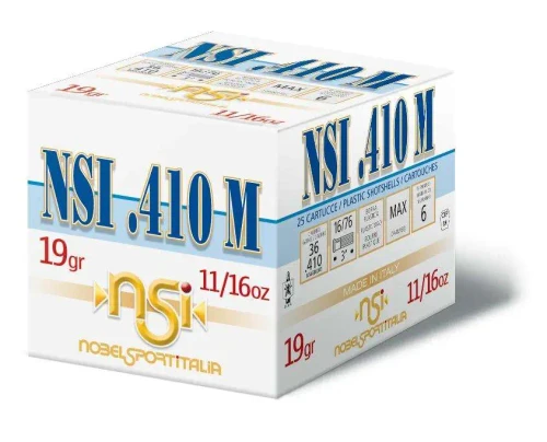 NobelSport .410 Gauge Ammo 11/16 oz #7.5 Lead Ammunition - 25 Rounds