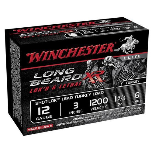 Winchester 12 Gauge Ammo 1-3/4 oz #6 Lead Ammunition - 10 Rounds