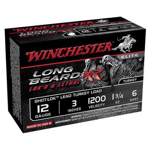 WIN LONG BEARD XR 12GA 3 1-3/4OZ #6 LEAD 10/10