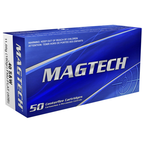 Magtech .40 S&W Ammo 180gr FMJ Ammunition - 1000 Rounds