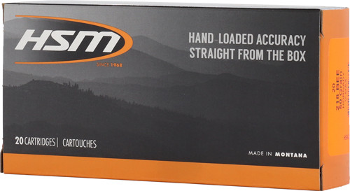 HSM 218 Bee Ammo 50gr Jacketed Hollow Point Ammunition - 20 Rounds