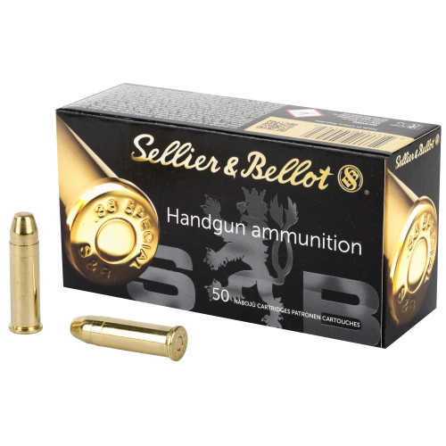 Sellier & Bellot 38 Special Ammo 158gr FMJ Ammunition - 50 Rounds