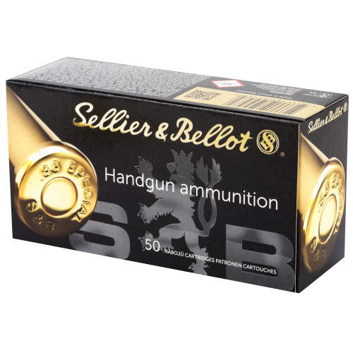 Sellier & Bellot 38 Special Ammo 158gr Full Metal Jacket Ammunition - 50 Rounds