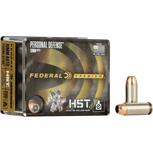Federal 10mm Ammo 200gr JHP Ammunition - 20 Rounds
