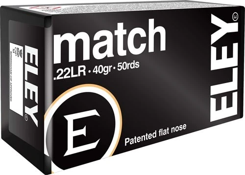 Eley .22 LR Ammo 40gr Lead Solid Ammunition - 50 Rounds
