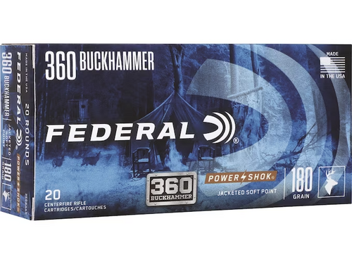 Federal 360 Buckhammer Ammo 200gr SP Ammunition - 200 Rounds