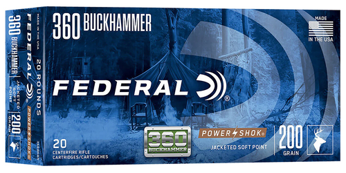Federal 360 Buckhammer Ammo 180gr JSP Ammunition - 200 Rounds
