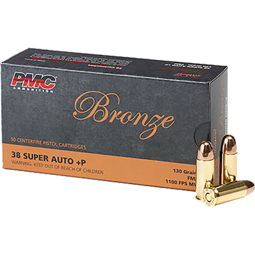 PMC 38 Super Ammo 130gr FMJ Ammunition - 50 Rounds