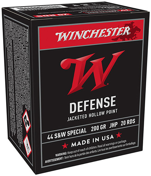 Winchester .44 Special Ammo 200gr JHP Ammunition - 20 Rounds
