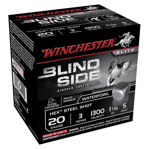 Winchester 20 Gauge Ammo 1-1/16 oz #5 Hex Ammunition - 25 Rounds