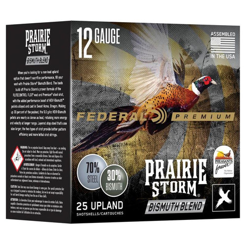 Federal 12 Gauge Ammo 1-1/8 oz #4 & #5 Bismuth Ammunition - 25 Rounds