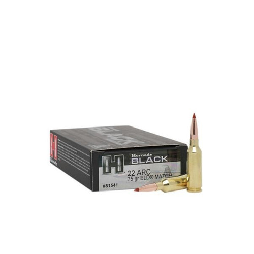 Hornady 22 ARC Ammo 75gr ELD-M Ammunition - 20 Rounds