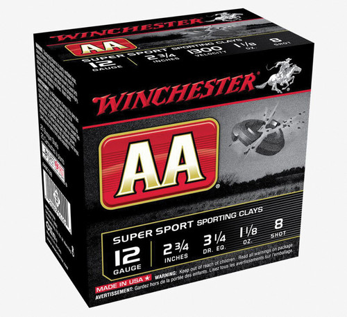 Winchester 12 Gauge Shotgun Ammunition AASC128VP@ 2.75" #8 - 200 Shells