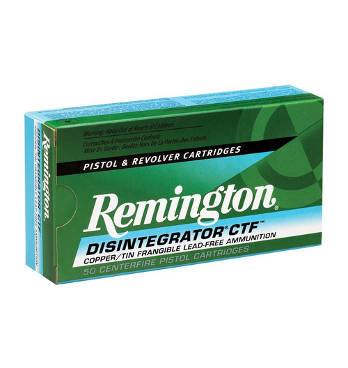 Remington 9mm Luger +P Ammo 100gr Frangible Ammunition - 500 Rounds