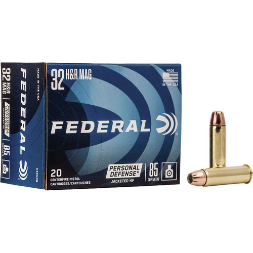 Federal .32 H&R Magnum Ammo 85gr JHP Ammunition - 20 Rounds
