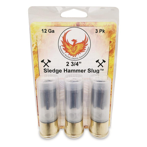 Phoenix Rising 12 Gauge Ammo 685gr HP Slug Ammunition - 5 Rounds