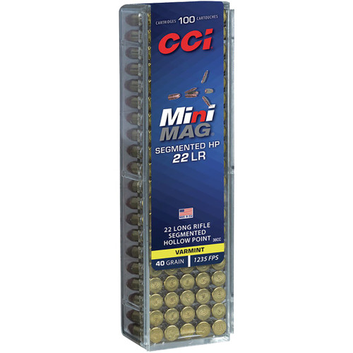 CCI .22 LR Ammo 40gr SHP Ammunition - 100 Rounds