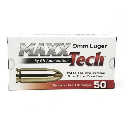 Tulammo 9mm Ammo 124gr FMJ Ammunition - 500 Rounds