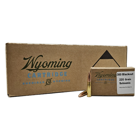 Wyoming Cartridge Co. 300 Blackout Ammo 220gr FMJ Ammunition - 20 Rounds