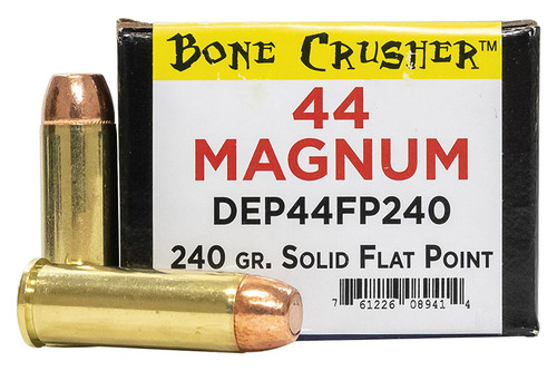 Magnum Research 44 Magnum Ammo 240gr Flat Point Ammunition - 20 Rounds
