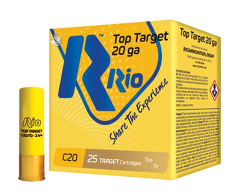 Rio Ammunition 20 Gauge Ammo 7/8 oz #7.5 Lead Ammunition - 250 Rounds