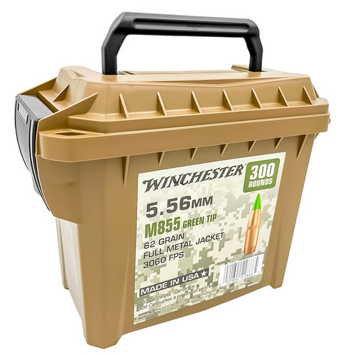 Winchester 5.56mm Ammo 62gr FMJ Ammunition - 900 Rounds