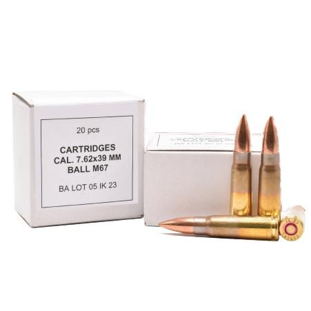 Ammo Inc 7.62x39mm Ammo 123gr FMJ Ammunition - 20 Rounds