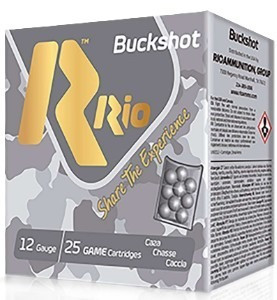 Rio Ammunition 12 Gauge Ammo 9 oz #1 Buck Ammunition - 250 Rounds